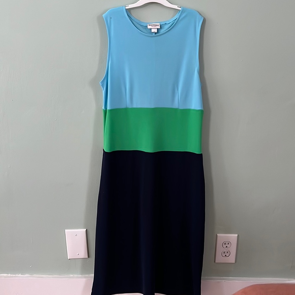 Blue, green and navy